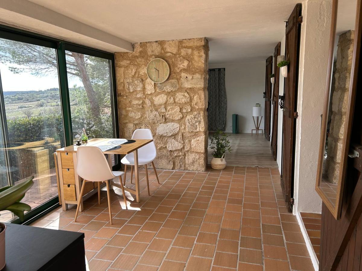 Grand T2 Bis Avec Terrasse Et Vue Apartamento Portel-des-Corbieres Exterior foto