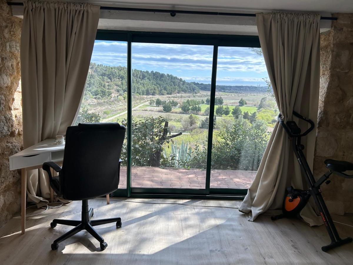 Grand T2 Bis Avec Terrasse Et Vue Apartamento Portel-des-Corbieres Exterior foto